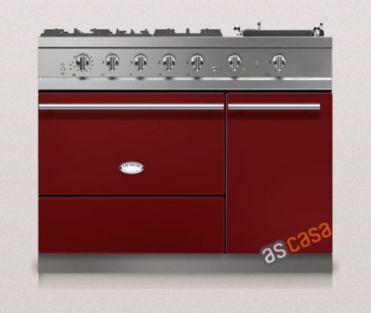 Lacanche Chambertin Modern, cooking station, 110.5 cm, color burgundy, with 5 year guarantee!