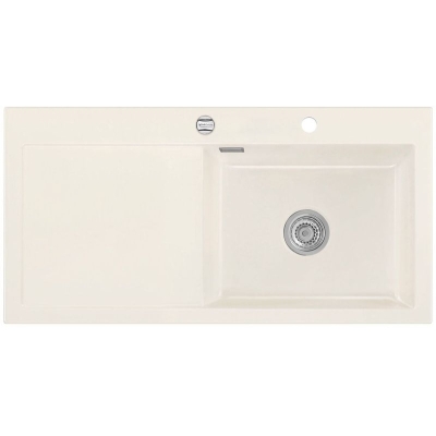 Systemceram KeraDomo MERA 100 SL in magnolia (glossy), with a 5-year guarantee