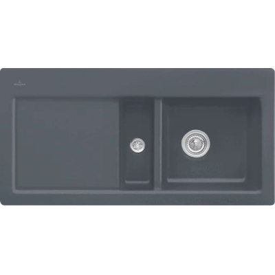 Villeroy &amp; Boch Subway 60, color i4 graphite, Classicline, basin on the right or basin on the left