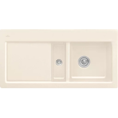 Villeroy &amp; Boch Subway 60, värv KR Crema, Classicline, kraanikauss paremal või kraanikauss vasakul