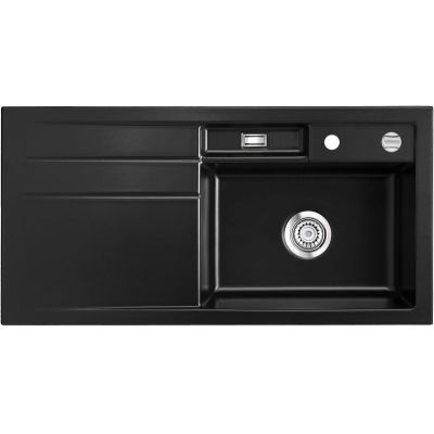 Systemceram KeraDomo Bela 100, color Nero (glossy), with 5 year guarantee