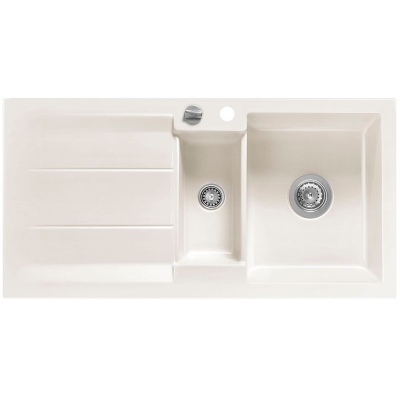 Systemceram KeraDomo GENEA 100 in magnolia (glossy), with a 5-year guarantee