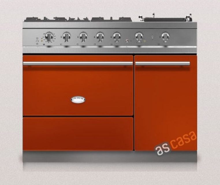 Lacanche Chambertin Modern, cooking station, 110.5 cm, color terracotta, with 5 year guarantee!