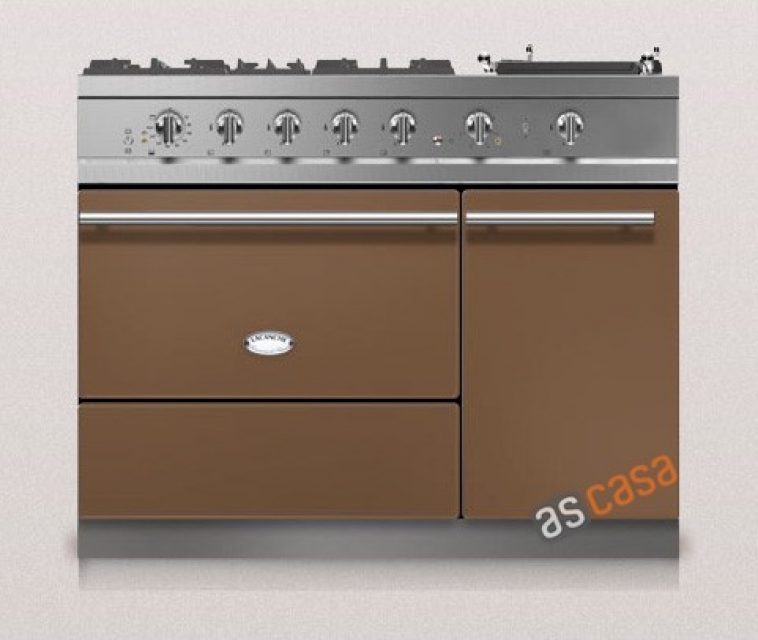 Lacanche Chambertin Modern, cooking station, 110.5 cm, color chestnut brown, with 5 year guarantee!