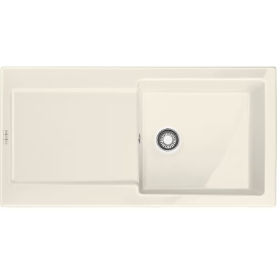 Franke Maris MRK 611-100, Fraceram ceramic sink, color Magnolia, 124.0335.696