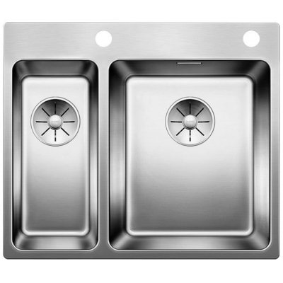 Blanco Andano 340/180-IF/A, InFino drain, with PushControl® drain remote control, 525247