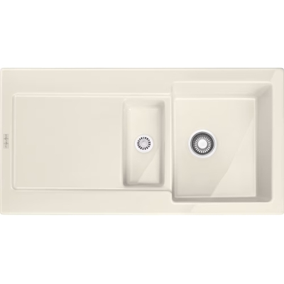 Franke Maris MRK 651-100, Fraceram ceramic sink, color Magnolia, 124.0335.701